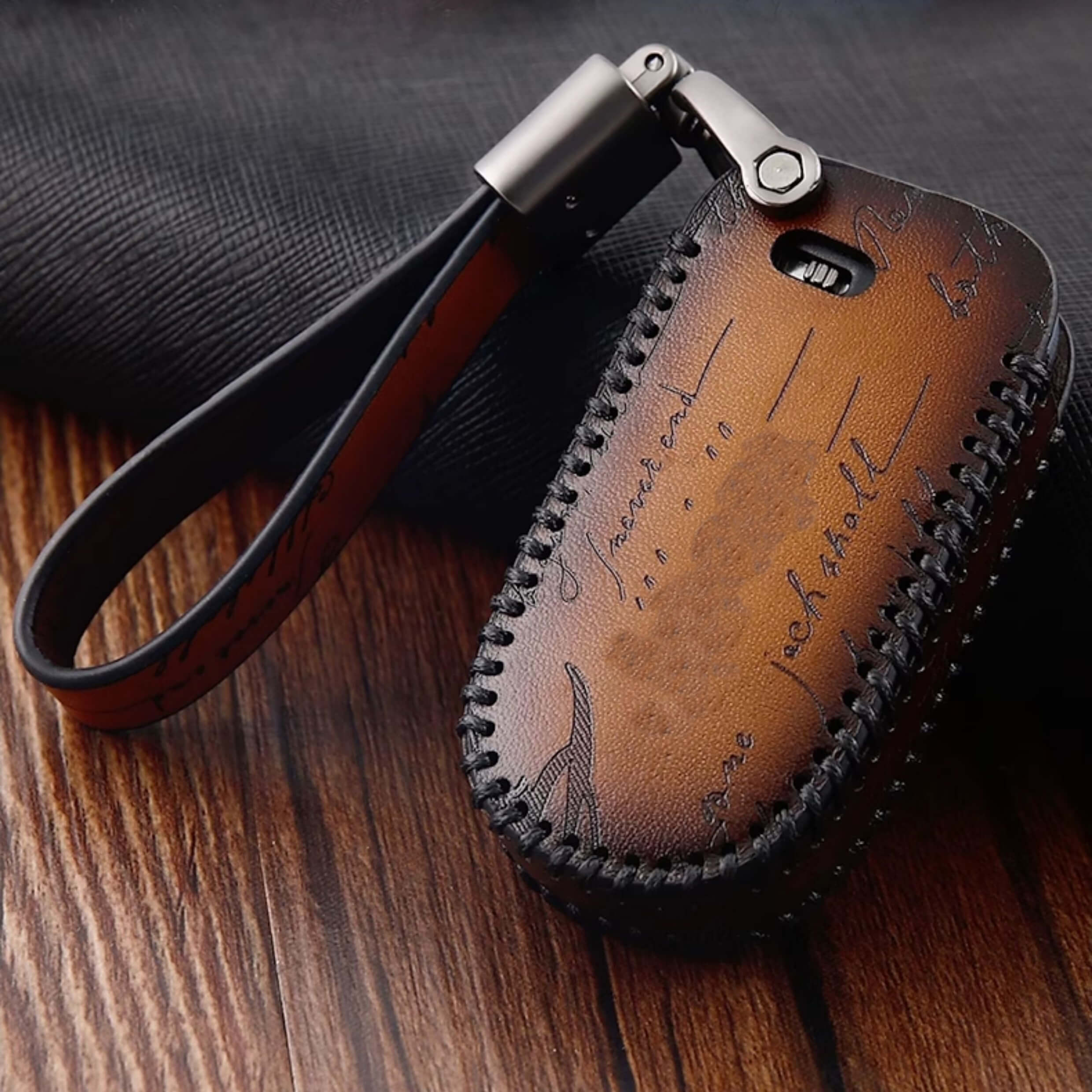 NEW【スズキ】ヴィンテージレザースマートキーケース〔Jeep〕