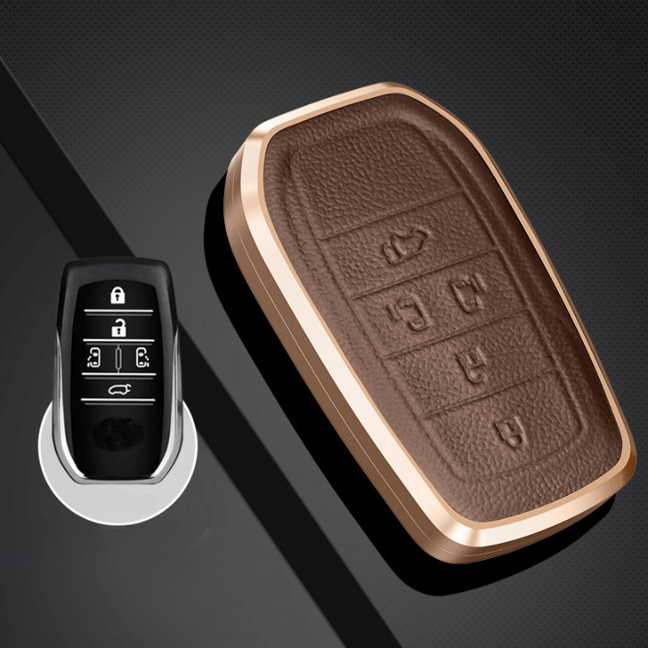 【トヨタ】メタルカバーレザーキーケース 〔Eタイプ〕