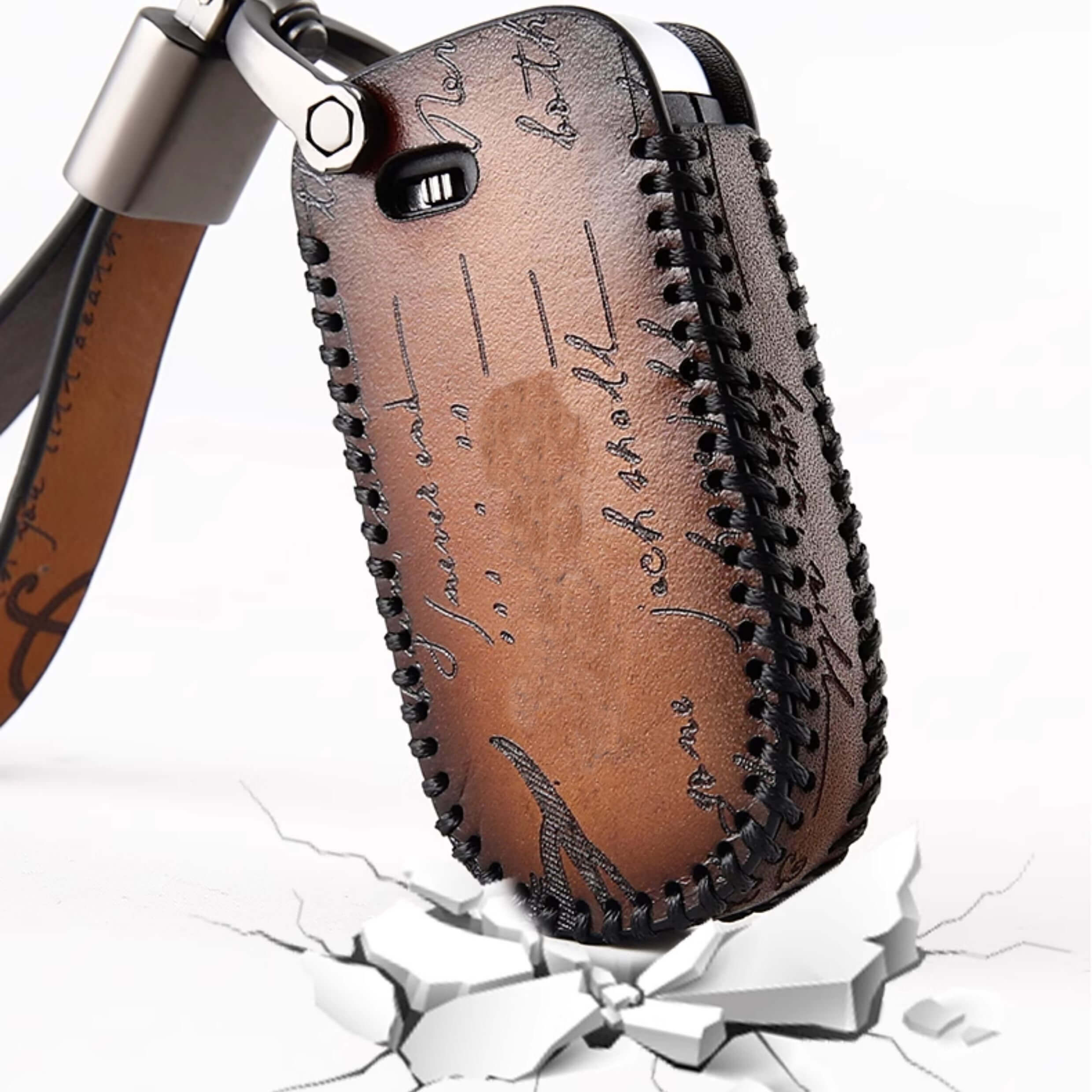 NEW【スズキ】ヴィンテージレザースマートキーケース〔Jeep〕