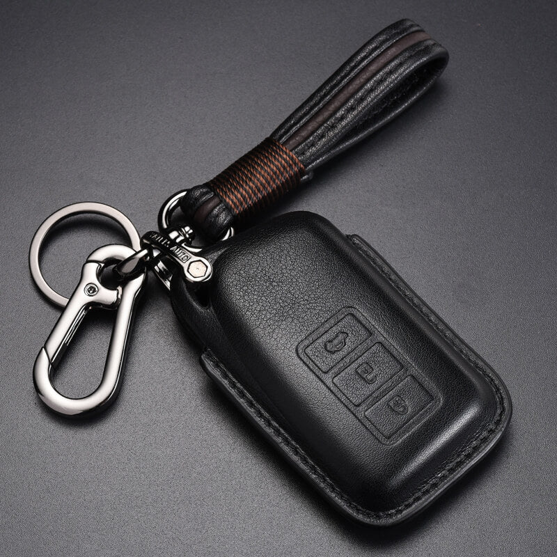 【レクサス】ダークカラーレザースマートキーケース 〔Bタイプ〕