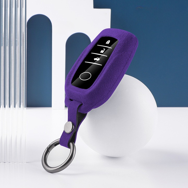 【トヨタ】★人気急上昇中★カラフルスウェードスマートキーケース【カラバリ11色】〔Eタイプ〕