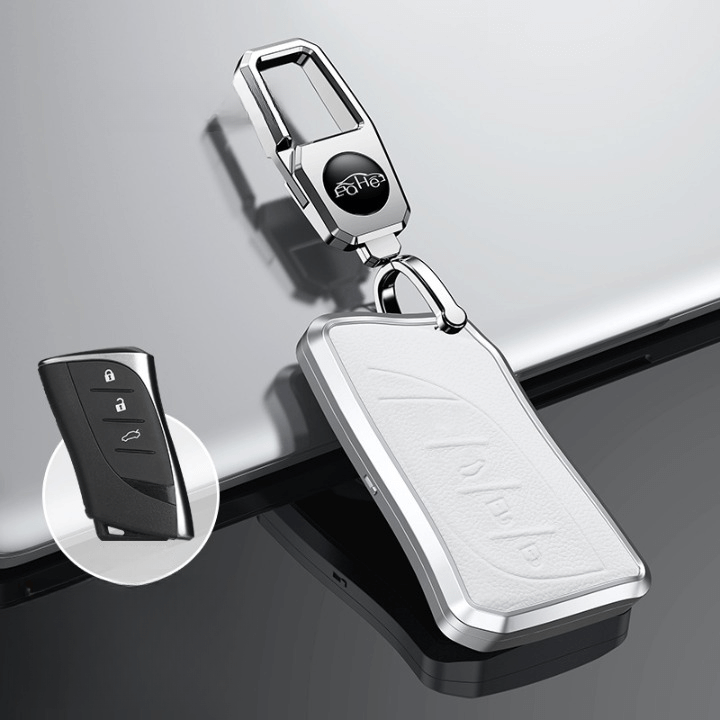 【レクサス】メタルフレームマットレザーキーケース 〔Aタイプ〕