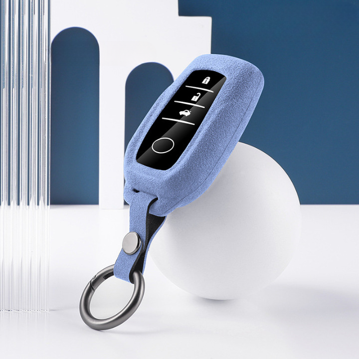 【トヨタ】★人気急上昇中★カラフルスウェードスマートキーケース【カラバリ11色】〔Eタイプ〕