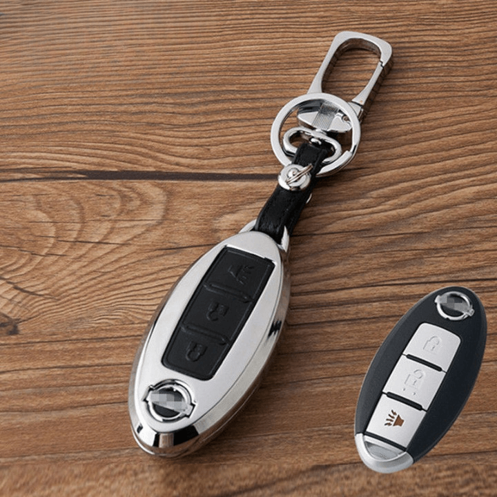 【日産】バックル付きベーシックオーバルキーケース〔Aタイプ〕