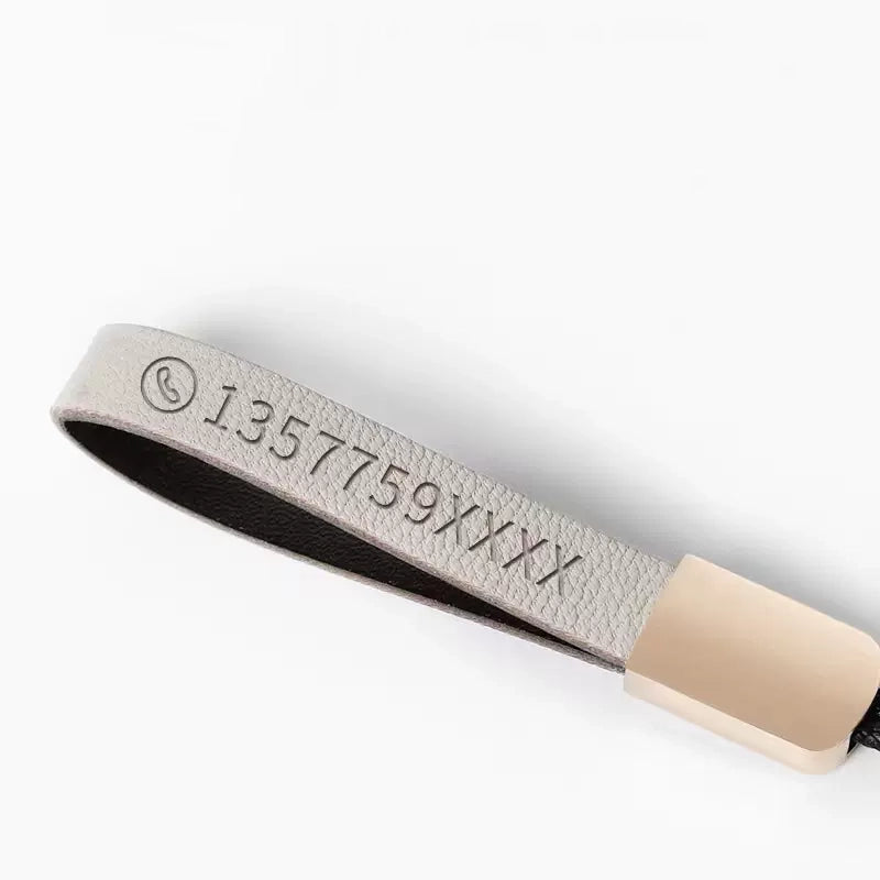 【MINI】ナンバーカスタマイズレザースマートキーケース〔Aタイプ〕