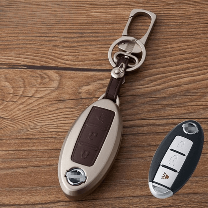 【日産】バックル付きベーシックオーバルキーケース〔Aタイプ〕