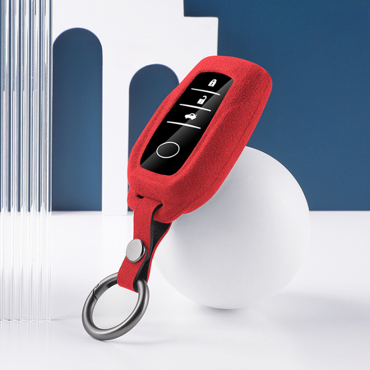 【トヨタ】★人気急上昇中★カラフルスウェードスマートキーケース【カラバリ11色】〔Eタイプ〕