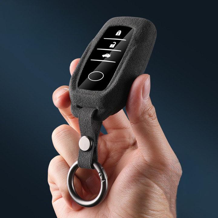 【トヨタ】★人気急上昇中★カラフルスウェードスマートキーケース【カラバリ11色】〔Eタイプ〕