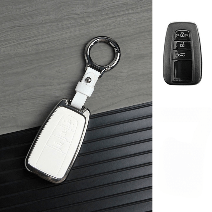 NEW【トヨタ】ウッドデザインレザースマートキーケース〔Fタイプ〕